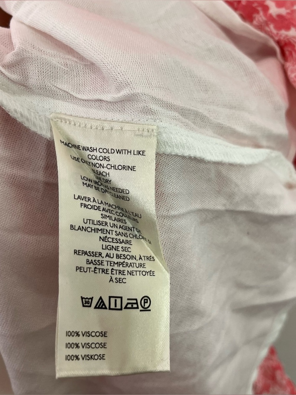 Anthropologie Somerset Halter Mini Dress Pink Coral Paisley Floral Size S - Picture 11 of 12